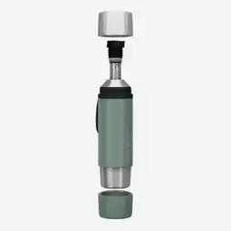 Decathlon Roestvrijstalen thermosfles met theefilter voor wandelen en kamperen 1 l aanbieding
