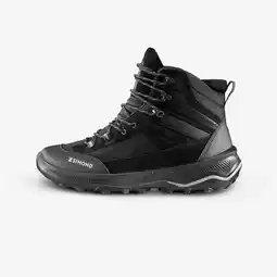 Decathlon Hoge leren trekkingschoenen heren MT100 aanbieding