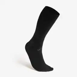 Decathlon Korte voetbalsokken Viralto II MiD antislip zwart aanbieding