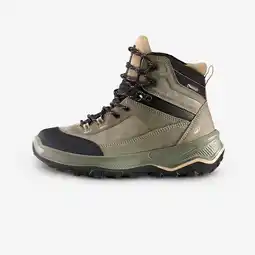 Decathlon Waterdichte leren trekkingschoenen voor dames MT100 aanbieding