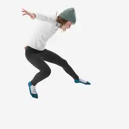 Decathlon Kinderthermobroek voor skiën BL 500 zwart aanbieding