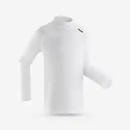 Decathlon Kinderthermoshirt voor skiën BL100 wit/greige aanbieding