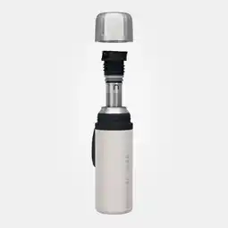 Decathlon Roestvrijstalen thermosfles met theefilter voor wandelen en kamperen 0,4 l aanbieding
