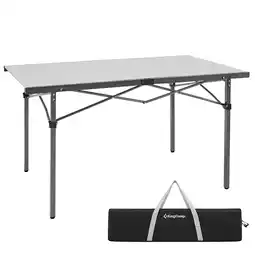 Decathlon Campingtafel Camping roltafel Klaptafel tuin aluminium 136x70cm aanbieding