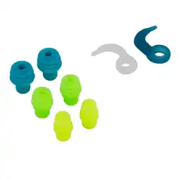 Decathlon SET SILICONE OORDOPJES VOOR ZWEMMERS 3 MATEN aanbieding