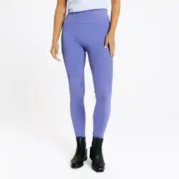 Decathlon Lichte paardrijlegging full grip dames komeetblauw aanbieding