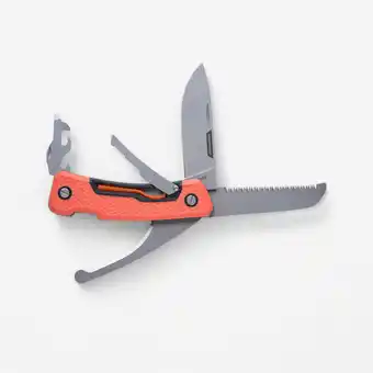 Decathlon Multifunctioneel zakmes voor de jacht x7 oranje aanbieding