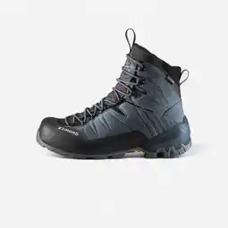 Decathlon Waterdichte leren trekkingschoenen dames MT900 hoog aanbieding