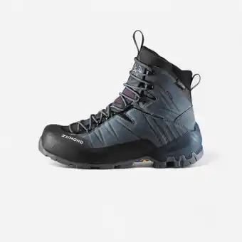 Decathlon Waterdichte leren trekkingschoenen dames MT900 hoog aanbieding