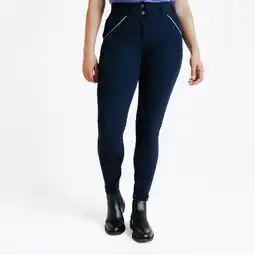 Decathlon Ultralichte rijbroek voor dames blauw aanbieding