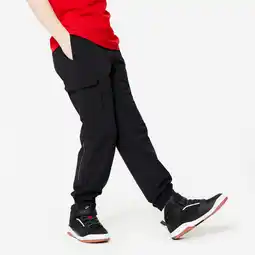 Decathlon Cargo joggingbroek voor kinderen zwart aanbieding