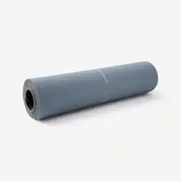Decathlon Stevige en antislip fitnessmat dikte 8 mm grijs aanbieding