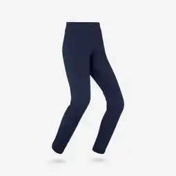 Decathlon Kinderthermobroek voor skiën BL 500 marineblauw aanbieding