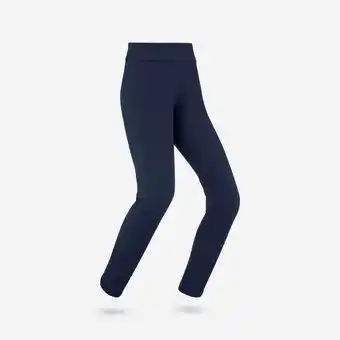 Decathlon Kinderthermobroek voor skiën BL 500 marineblauw aanbieding