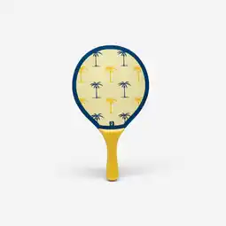 Decathlon Beachtennisset Woody Racket geel aanbieding