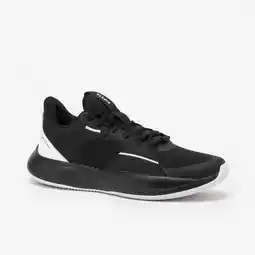 Decathlon Basketbalschoenen voor heren/dames Fast 500 Low zwart aanbieding