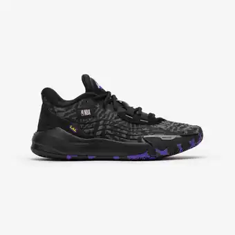 Decathlon Basketbalschoenen voor heren/dames FAST 900 LOW-1 NBA Lakers zwart aanbieding