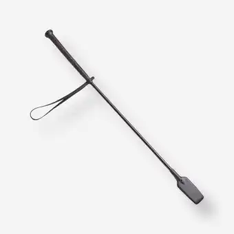 Decathlon Rijzweep ruitersport 500 zwart - 58 cm aanbieding