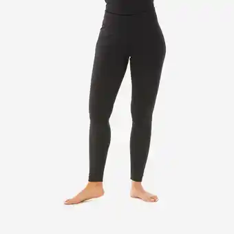 Decathlon Damesthermobroek voor skiën BL 500 zwart aanbieding