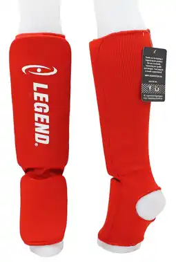 Decathlon Scheenbeschermers Legend Easy Kids/Volwassenen Rood Elastisch - Verschillende aanbieding