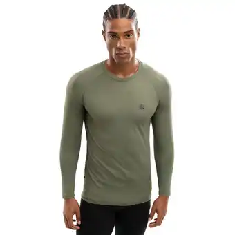 Decathlon Heren Fitness shirt met lange mouwen Wild Groen aanbieding