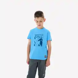 Decathlon Wandel T-shirt kinderen 7-15 jaar NH100 blauw aanbieding