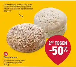 Delhaize Zweeds brood aanbieding