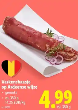 Lidl Varkenshaasje op Ardeense wijze aanbieding
