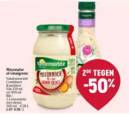 Delhaize Mayonaise of vinaigrette aanbieding
