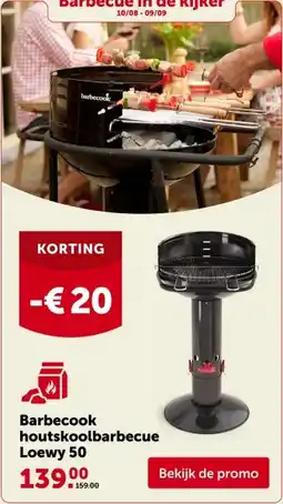 AVEVE Barbecook houtskoolbarbecue Loewy 50 aanbieding