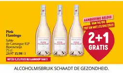 Delhaize Pink Flamingo aanbieding