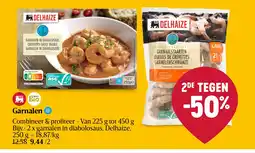 Delhaize Garnalen aanbieding