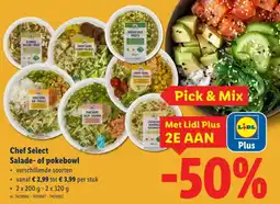 Lidl Chef Select Salade-of pokebowl aanbieding