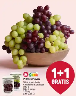 Delhaize Pitloze druiven aanbieding