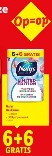 Lidl Nalys Keukenrol aanbieding