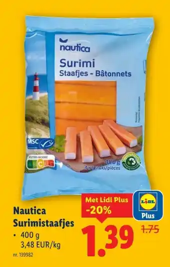 Lidl Nautica Surimistaafjes aanbieding
