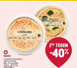 Delhaize Quiche aanbieding