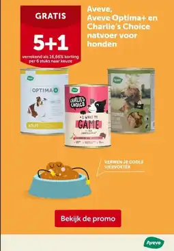 AVEVE Aveve Optima+ en Charlie's Choice natvoer voor honden aanbieding