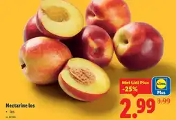 Lidl Nectarine los aanbieding