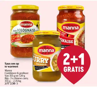Delhaize Saus om op te warmen aanbieding