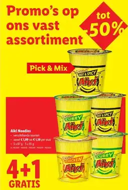 Lidl Aiki Noodles aanbieding