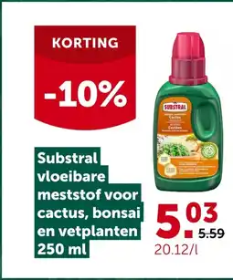 AVEVE Substral vloeibare meststof voor cactus, bonsai en vetplanten 250 ml aanbieding