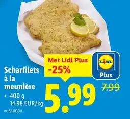 Lidl Scharfilets -25% à la meunière aanbieding