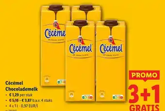 Lidl Cécémel Chocolademelk aanbieding