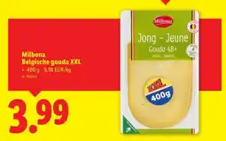 Lidl Milbona Belgische gouda XXL aanbieding