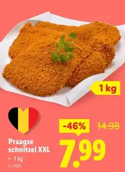 Lidl Praagse schnitzel XXL aanbieding