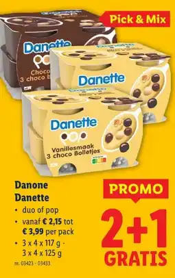 Lidl Danone Danette aanbieding