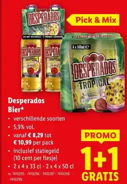 Lidl Desperados Bier aanbieding