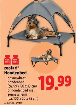 Lidl zoofariⓇ Hondenbed aanbieding
