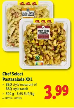 Lidl Chef Select Pastasalade XXL aanbieding